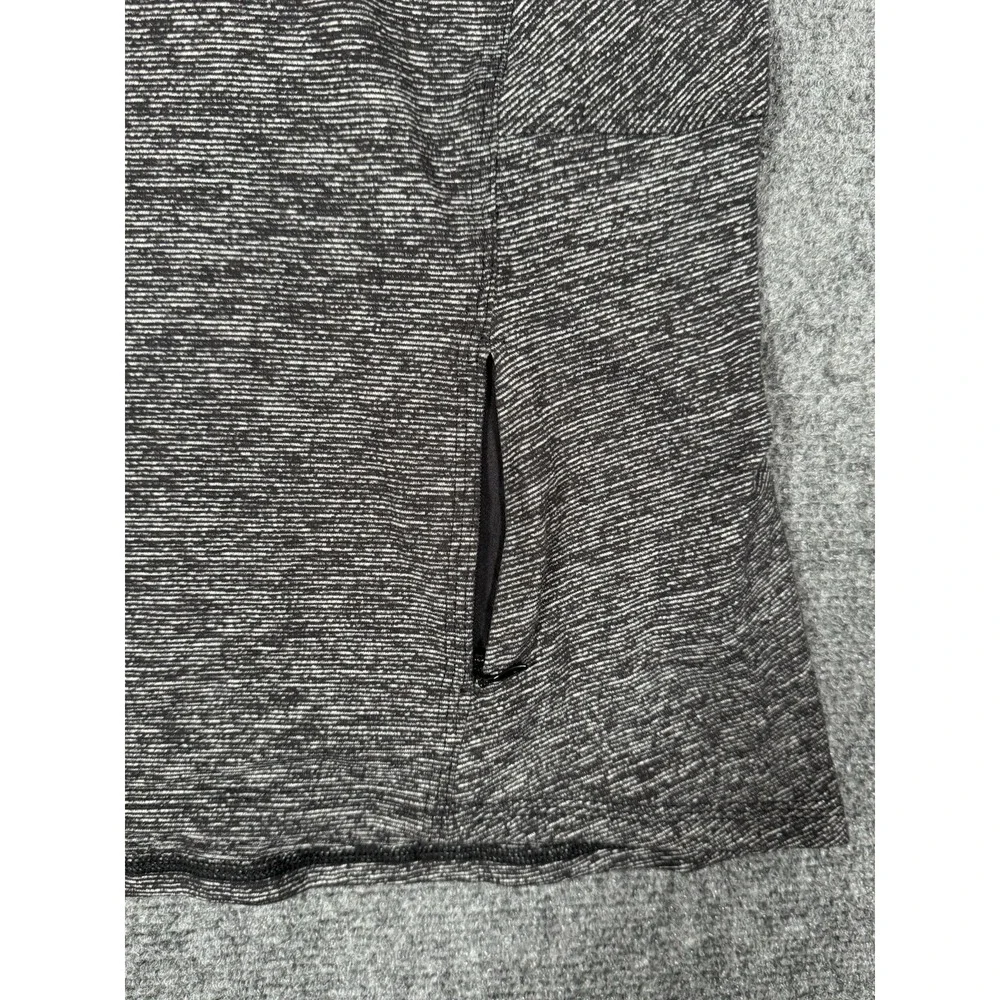Lululemon Extra Mile 1/2 Zip Womens Size 2 Heathered Gray Yoga Gym‎ Running